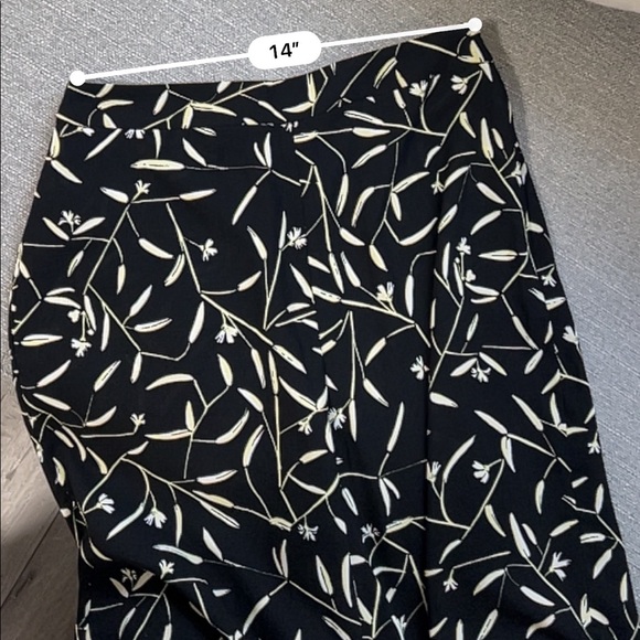 MNG Mango Suit Printed Pants Culotte Abstract Wheat - Picture 6 of 6